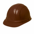 Omega II Cap Hard Hat w/ 6 Point Mega Ratchet Suspension - Brown